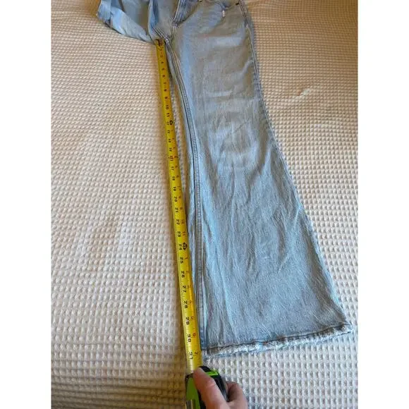 Abercrombie & Fitch The Vintage Flare High Rise Medium Wash Jeans 26 Y2K Western - Picture 7 of 13